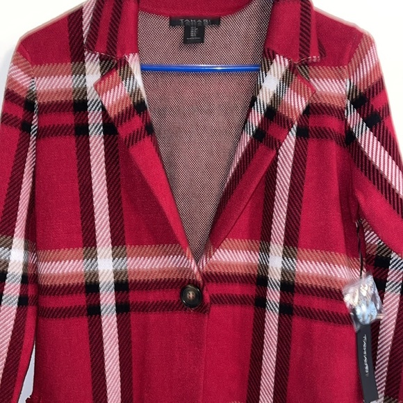 🌹NWT/TAHARI ONE BUTTON CARDIGAN - Picture 2 of 6